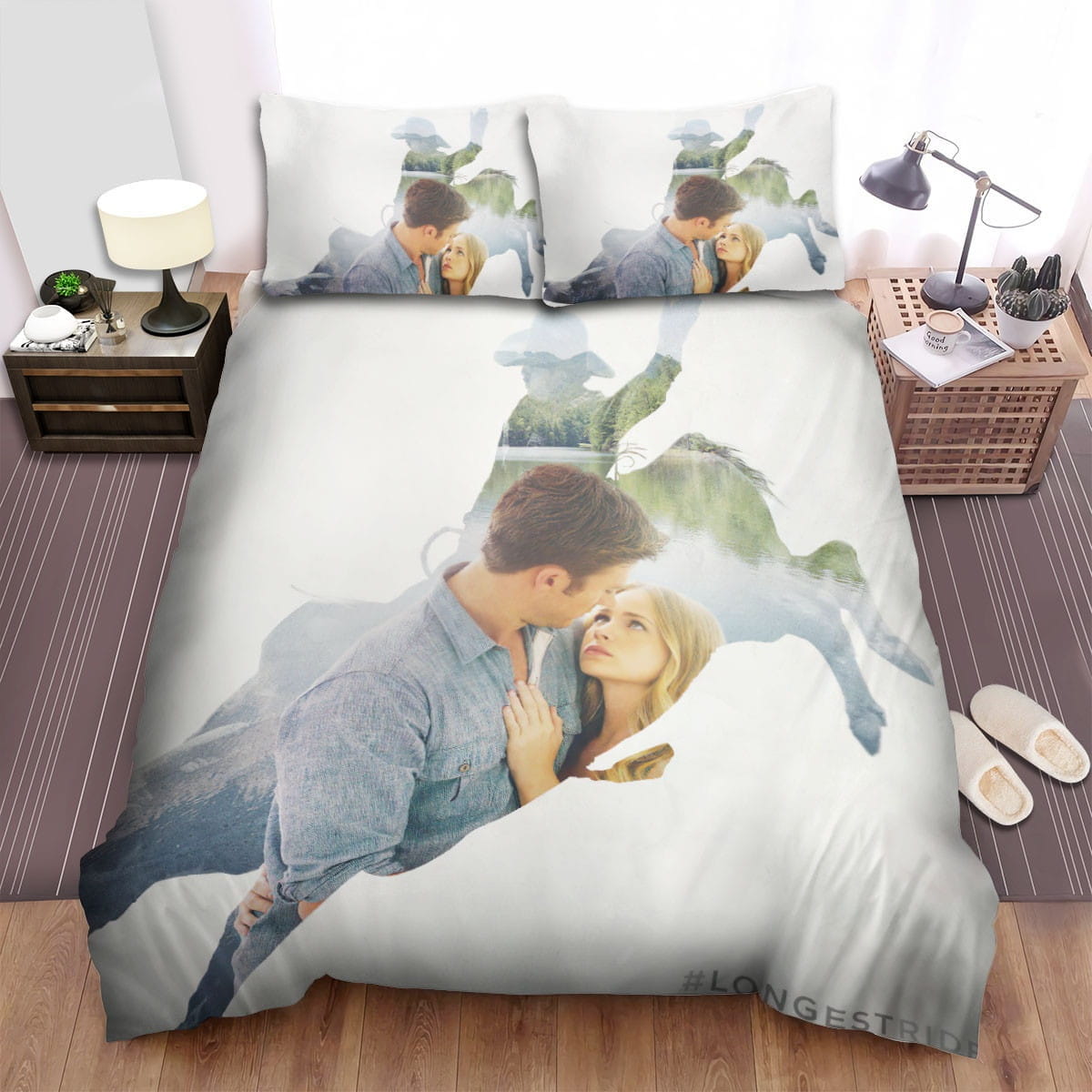 The Longest Ride Love Story Decorative Bedding Sets with Duvet Cover Flatsheet Pillowcases