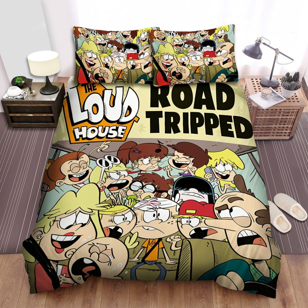 The Loud House Road Trip Bedding Sets Duvet Cover Flatsheet Pillowcases Perfect Gift For Fans