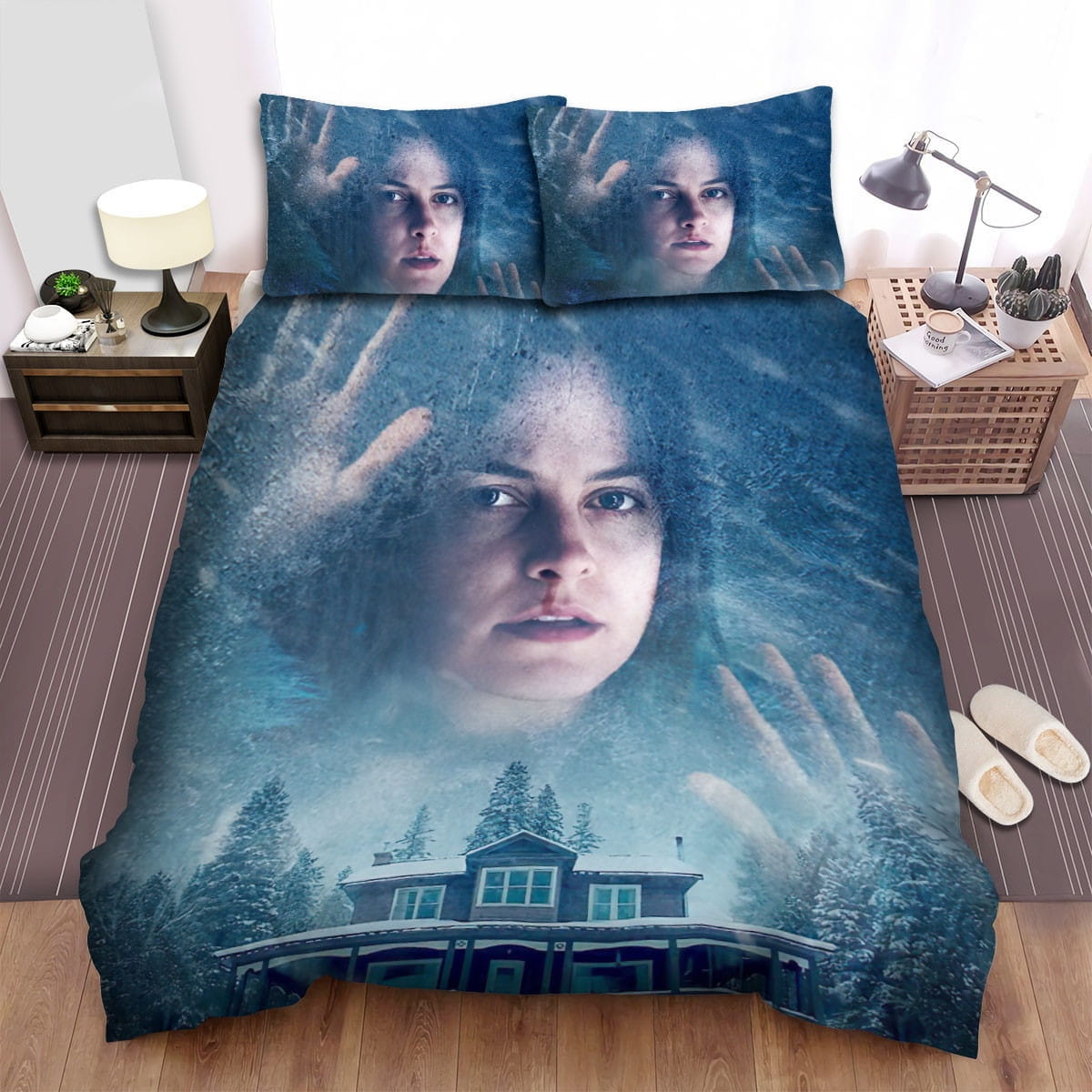 The Lodge Winter Bedding Sets Duvet Cover Flatsheet Gift For Wife Husband Besties