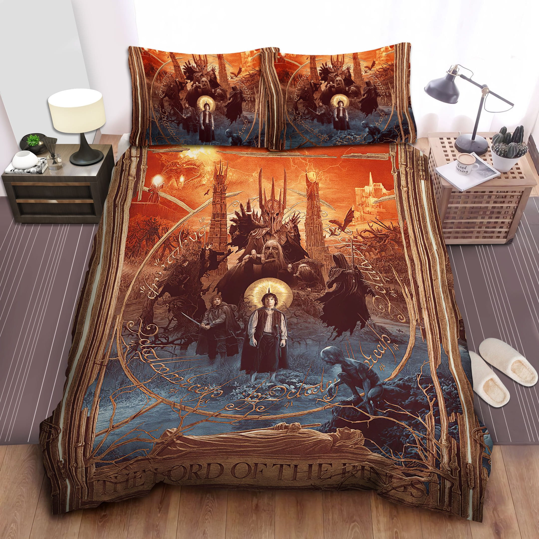The Lord Of The Ring Fanart Bedding Sets Duvet Cover Flatsheet Pillowcases Perfect Gift For Fans