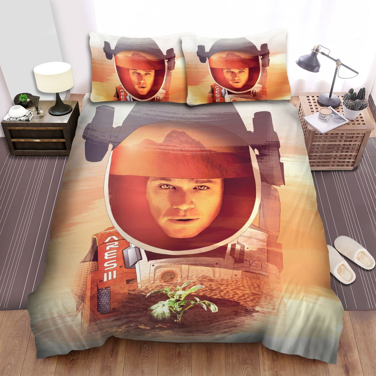 The Martian In Your Face Bedding Sets Duvet Cover Flatsheet Gift For Christmas Thanksgiving Halloween