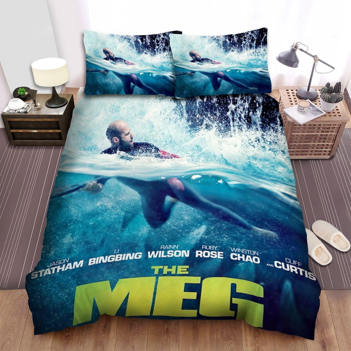 The Meg Poster 5 Bedding Sets Duvet Cover Flatsheet Pillowcases Perfect Gift For Fans
