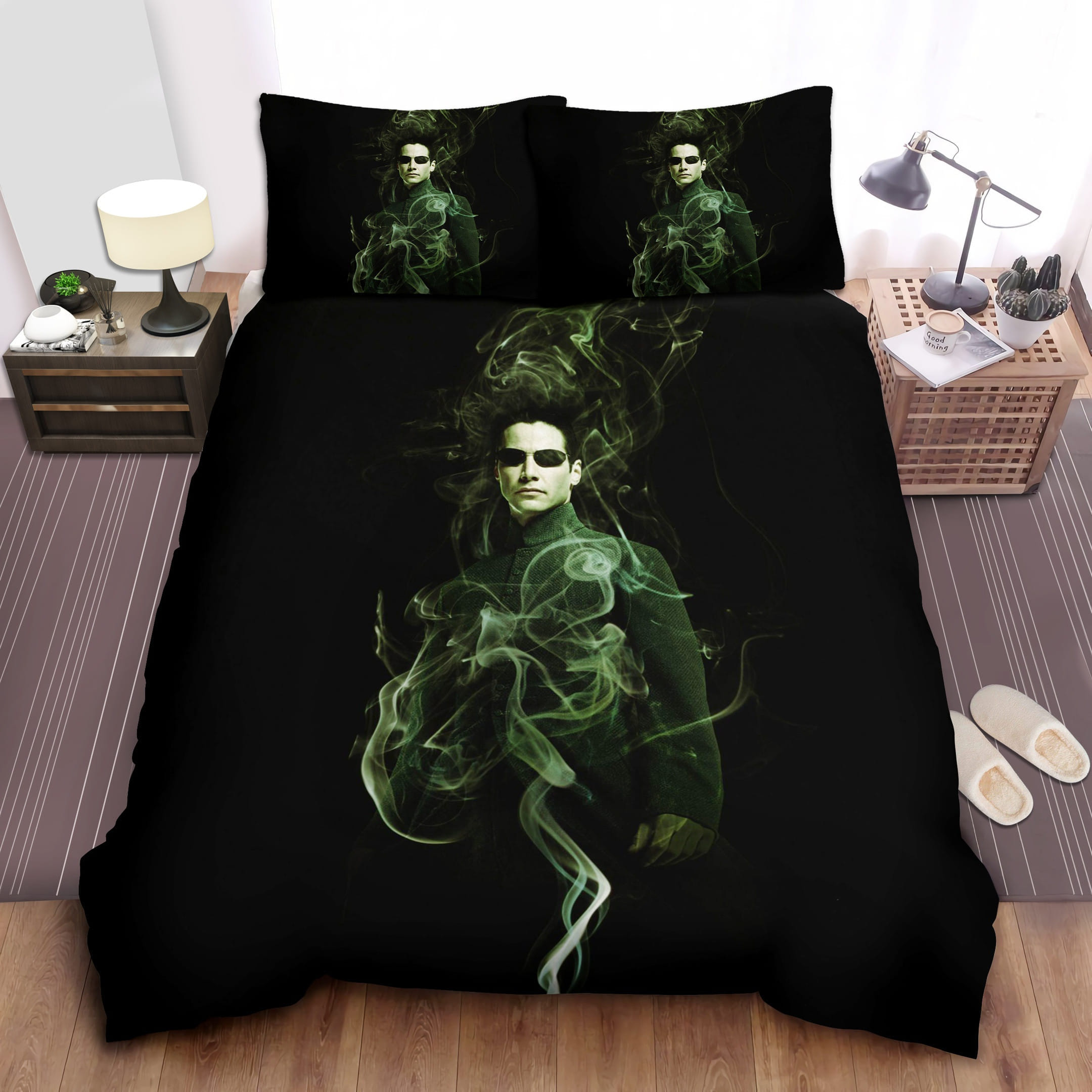 The Matrix Classic Smoke Bedding Sets Duvet Cover Flatsheet Pillowcase