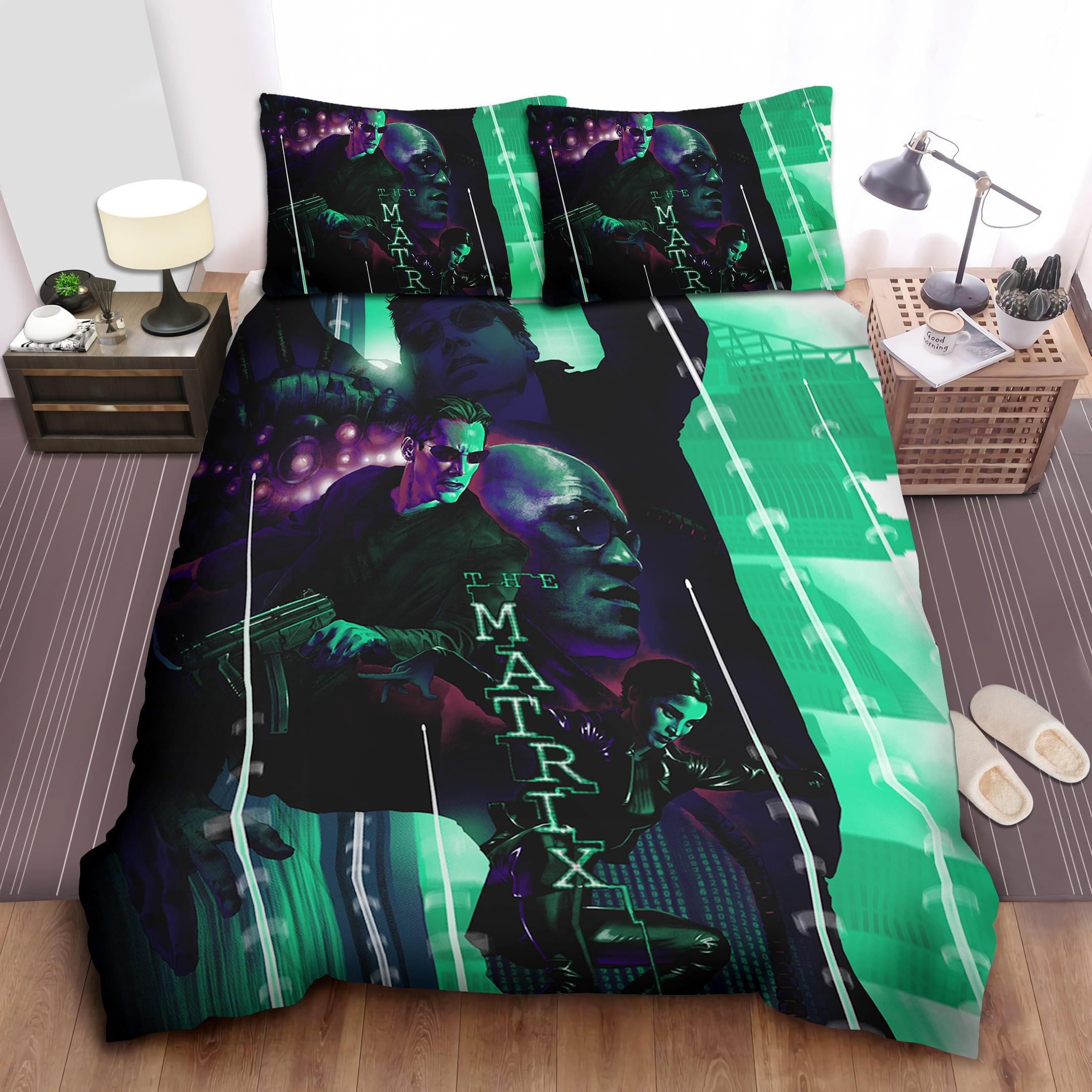 The Matrix Abstract Bedding Sets Duvet Cover Flatsheet Pillowcases Perfect Gift For Fans