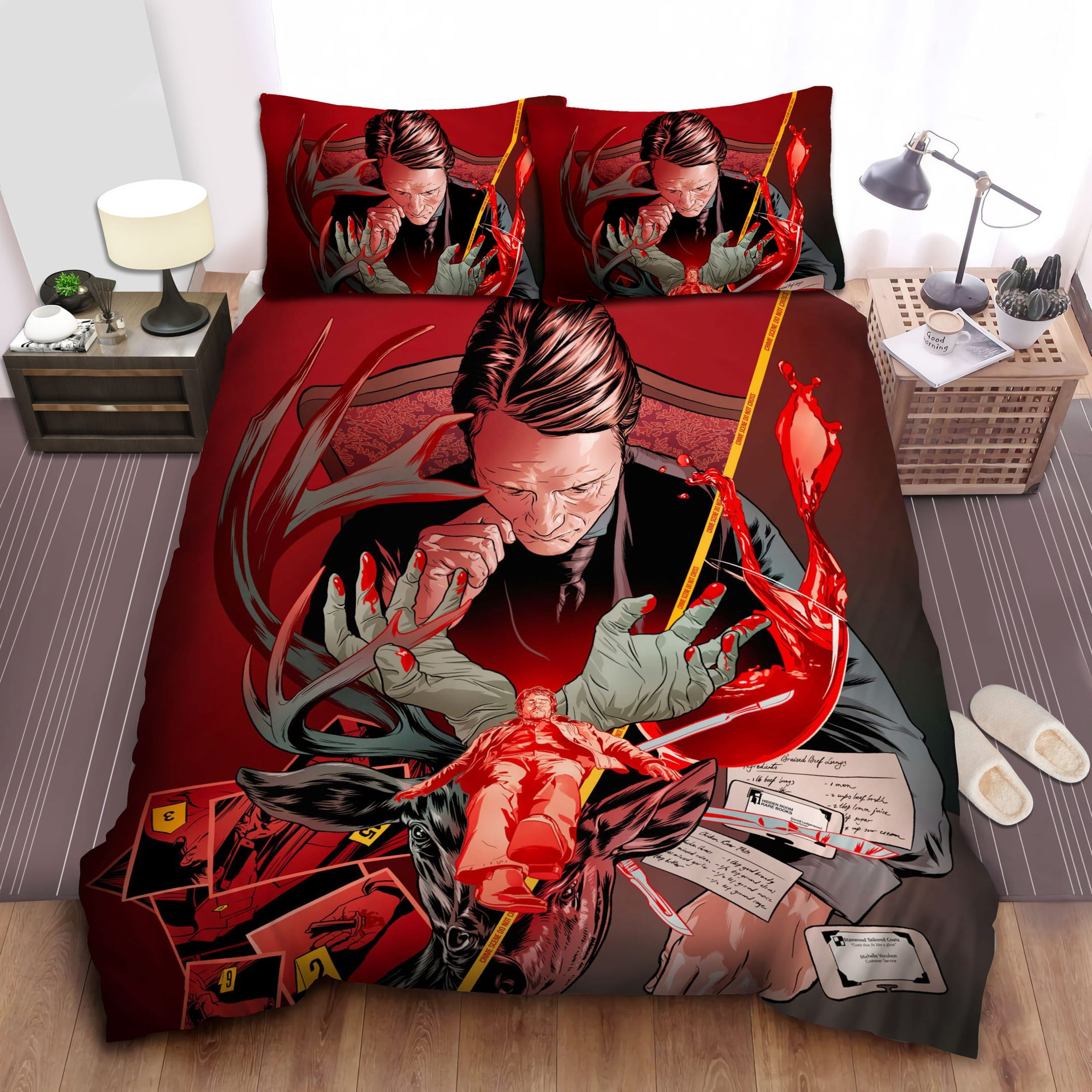 The Main Murderer Decorative Bedding Sets with Duvet Cover Flatsheet Pillowcases