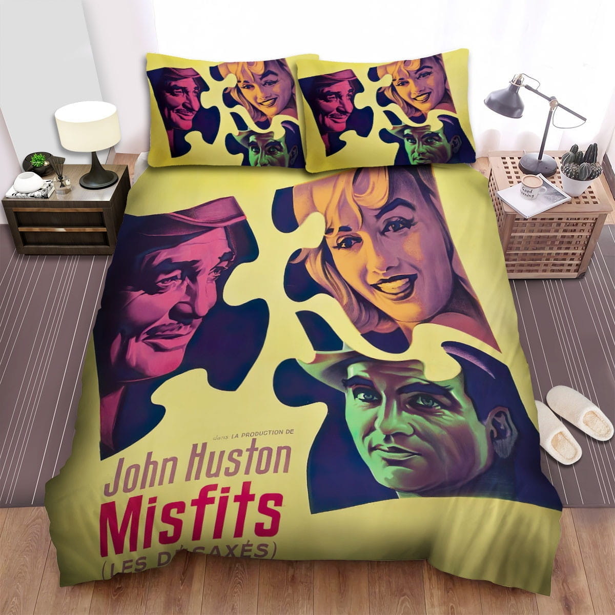 The Misfits Movie Poster 1 Decorative Bedding Sets with Duvet Cover Flatsheet Pillowcases