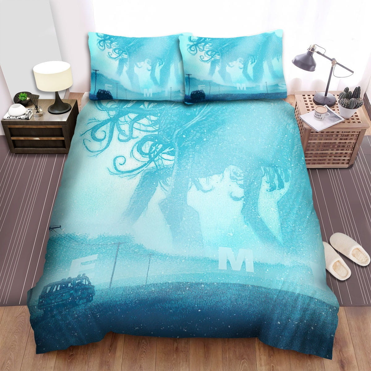 The Mist Smoke Monster Bedding Sets Duvet Cover Flatsheet Pillowcases For Every Bedroom