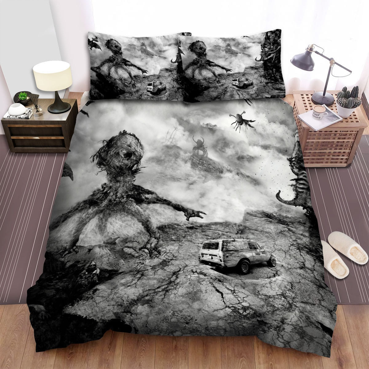 The Mist Monster Bedding Set Duvet Cover Gift For Christmas Birthday Thanksgiving