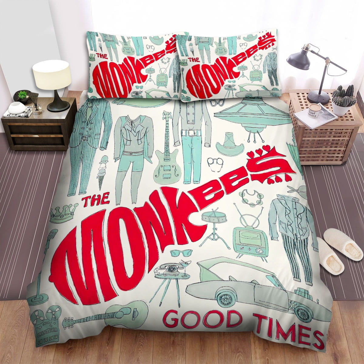 The Monkees Good Times Bedding Sets Duvet Cover Flatsheet Pillowcases Perfect Gift For Fans
