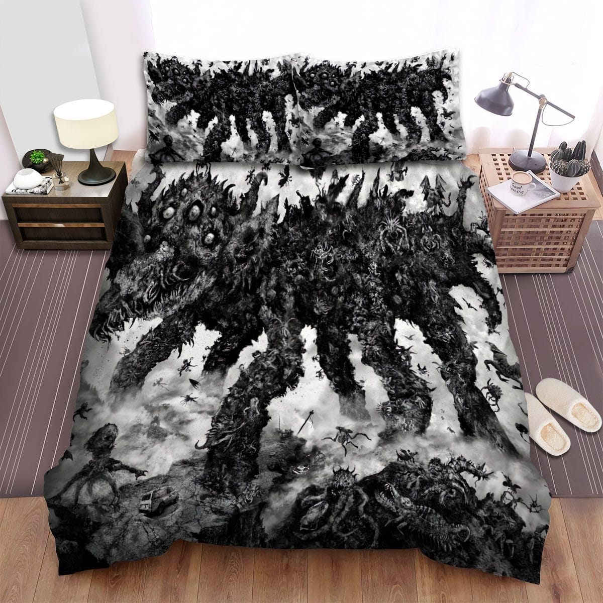 The Mist Monster 2 Bedding Set Duvet Cover Gift For Christmas Birthday Thanksgiving