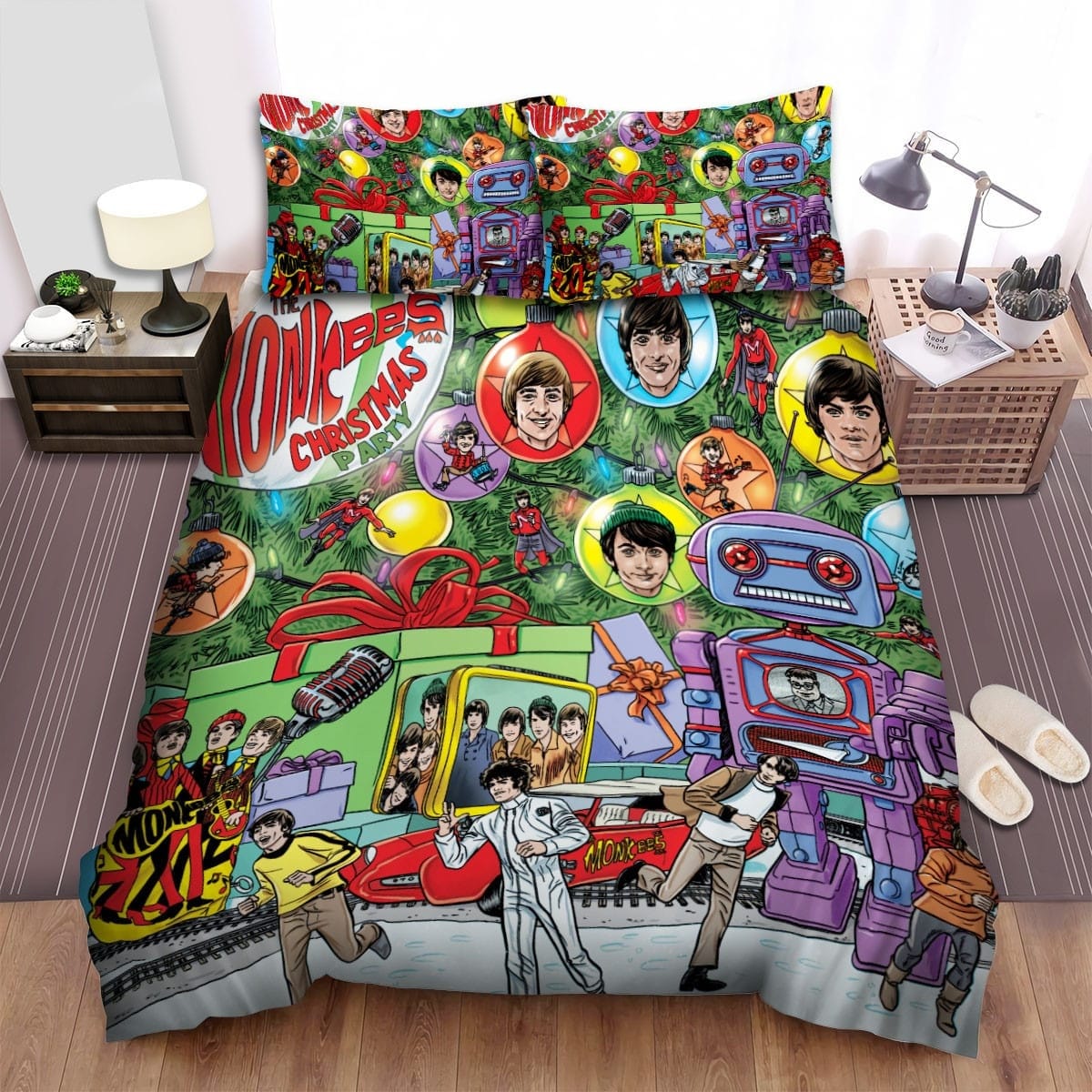 The Monkees Art Bedding Sets Duvet Cover Flatsheet Gift For Christmas Thanksgiving Halloween