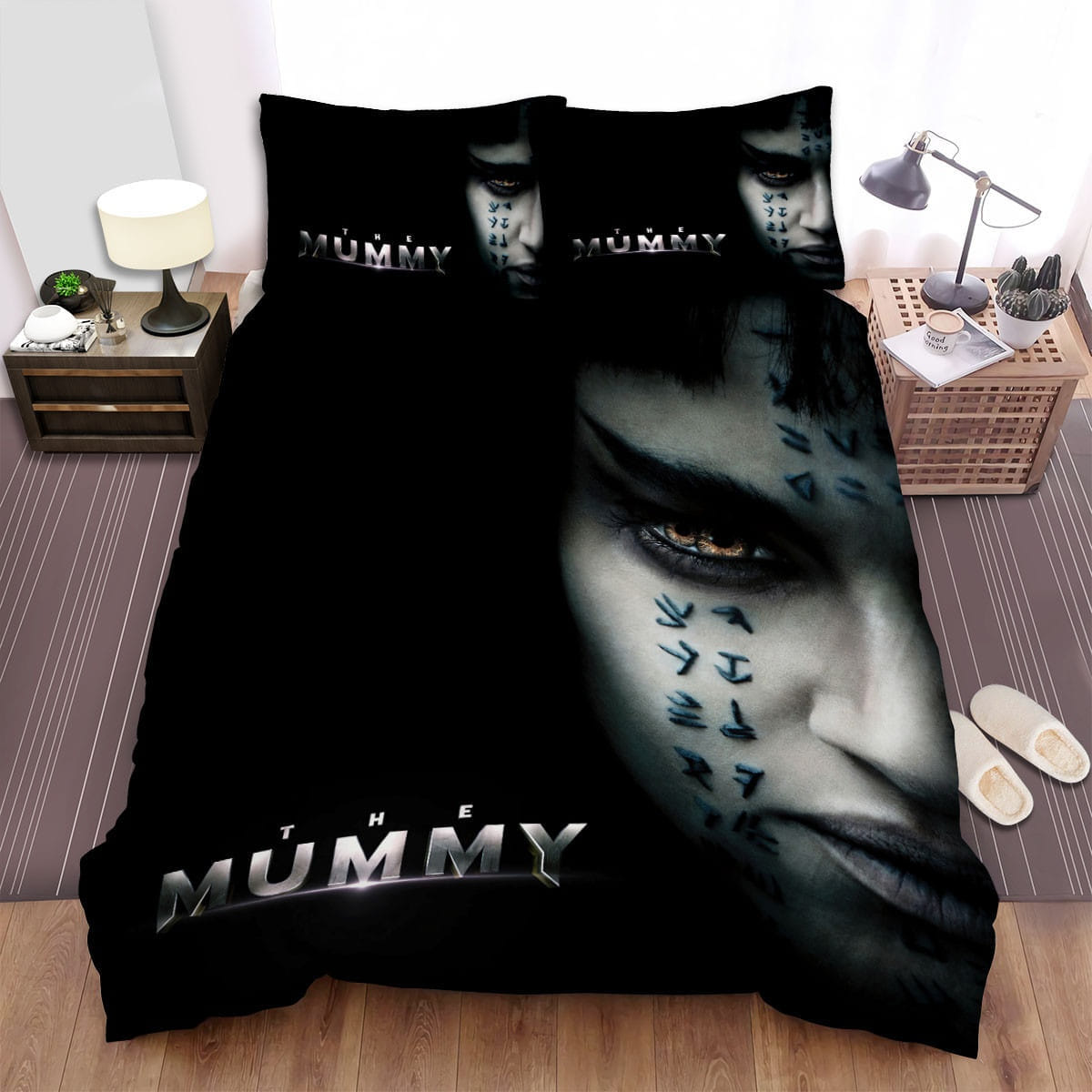 The Mummy Face Art Bedding Sets Duvet Cover Flatsheet Gift For Wife Husband Besties