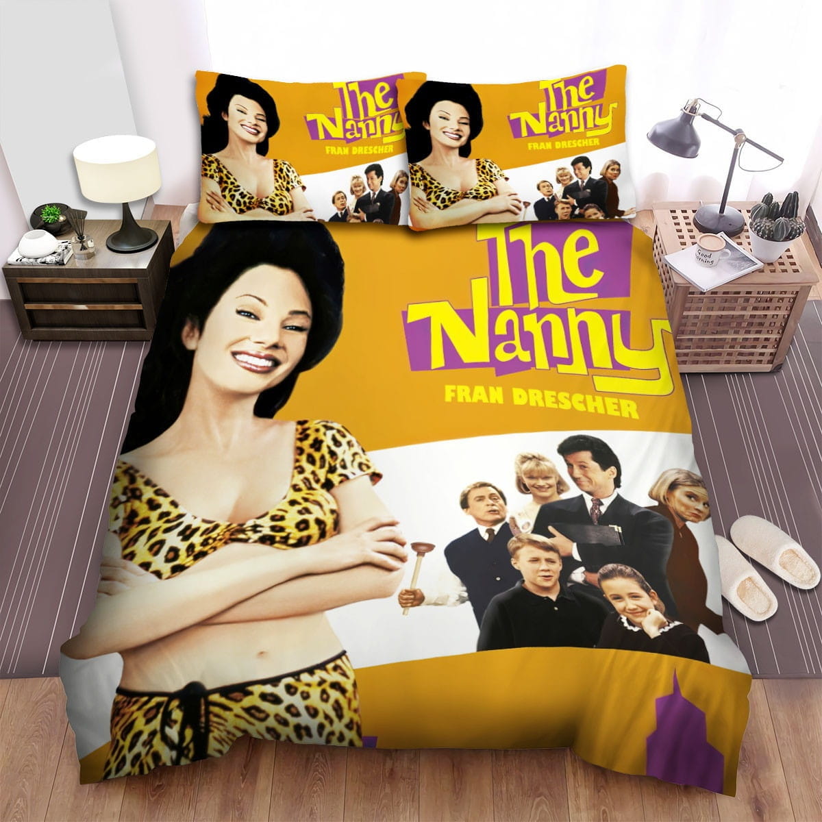 The Nanny Movie Poster 2 Bedding Sets Duvet Cover Flatsheet Gift For Christmas Thanksgiving Halloween