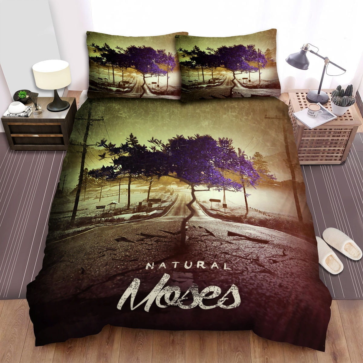 The Nymphs Natural Moses Bedding Sets Duvet Cover Flatsheet Pillowcases Perfect Gift For Fans