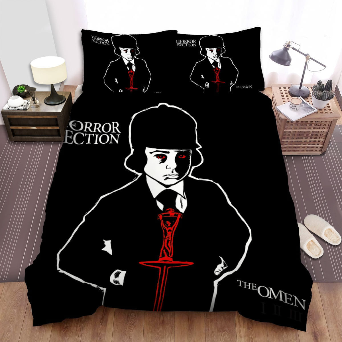 The Omen Movie Art Bedding Sets Duvet Cover Flatsheet Pillowcase