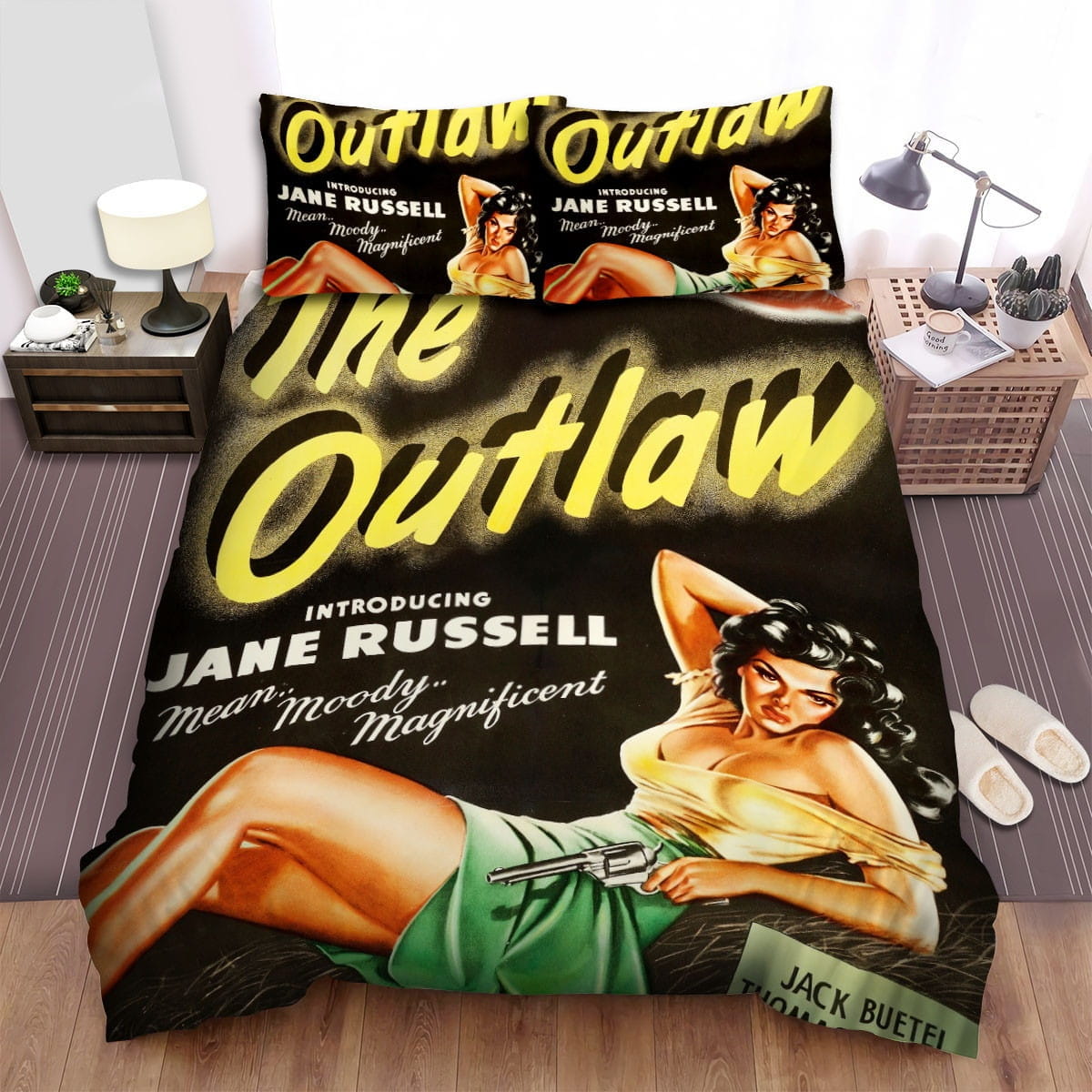 The Outlaw Jane Russell Bedding Set Duvet Cover Gift For Christmas Birthday Thanksgiving