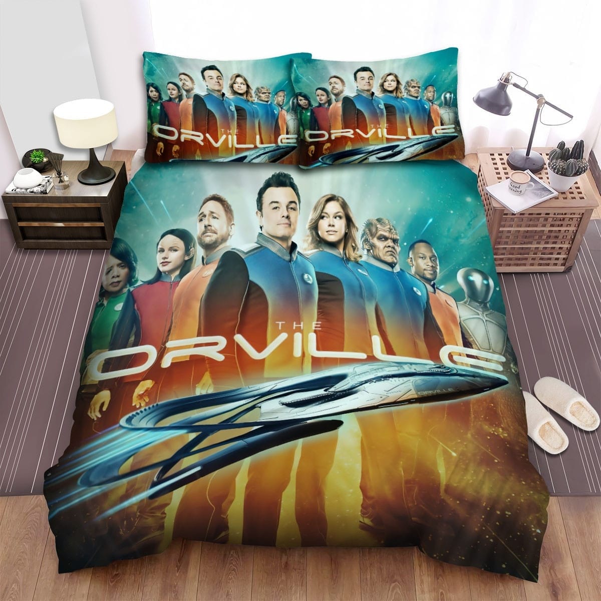 The Orville Movie Poster 2 Bedding Sets Duvet Cover Flatsheet Gift For Wife Husband Besties