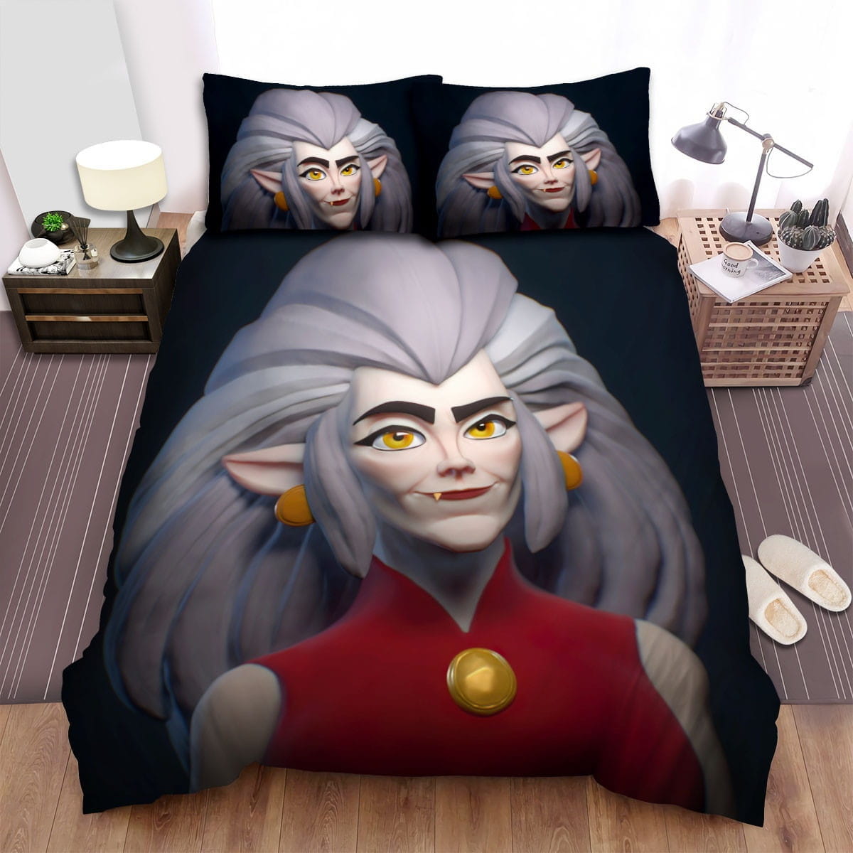 The Owl House Eda Fanart Bedding Sets Duvet Cover Flatsheet Gift For Wife Husband Besties