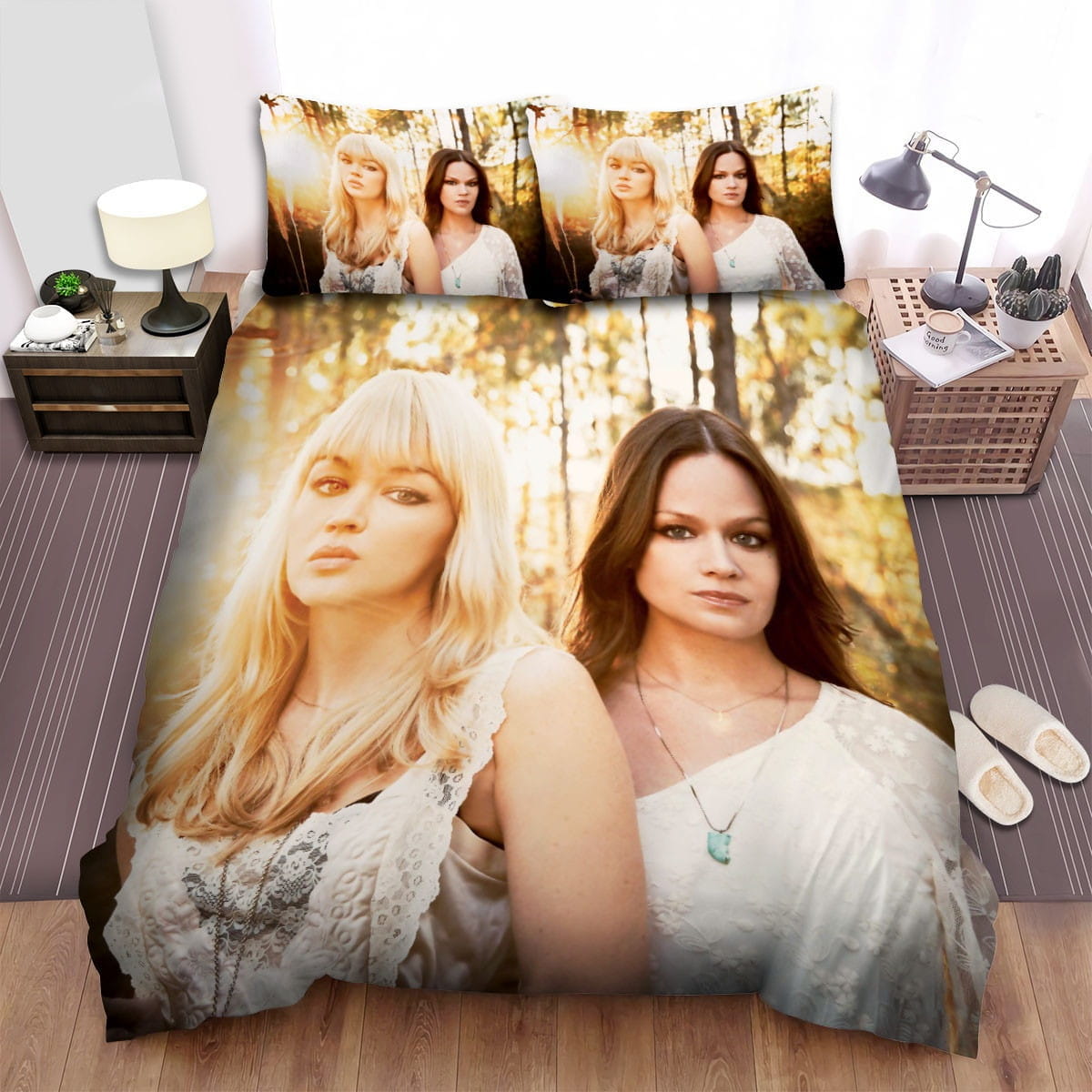 The Pierces Music Sunset Bedding Sets Duvet Cover Flatsheet Gift For Wife Husband Besties