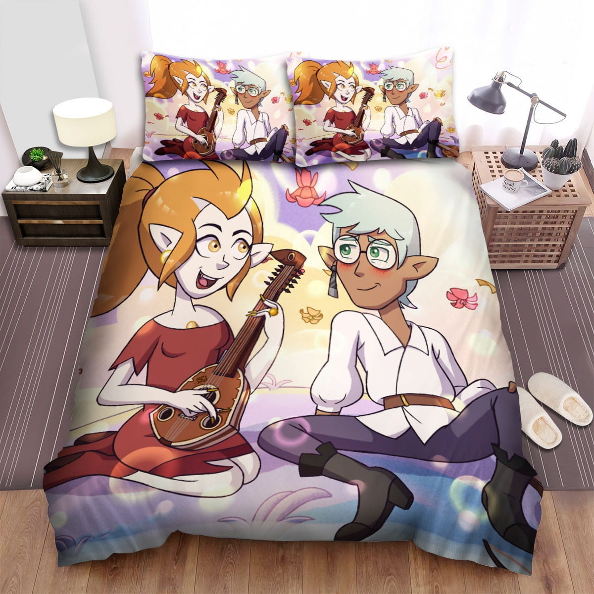 The Owl House Raine And Eda Bedding Sets Duvet Cover Flatsheet Pillowcases For Every Bedroom