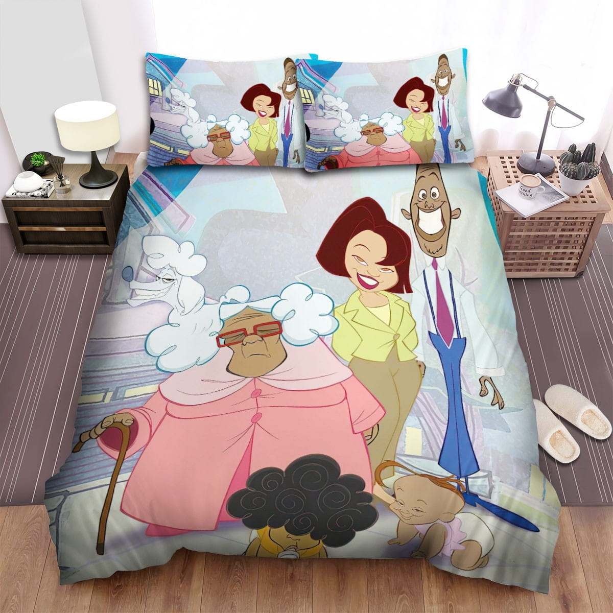 The Proud Family Picture Bedding Sets Duvet Cover Flatsheet Gift For Wife Husband Besties