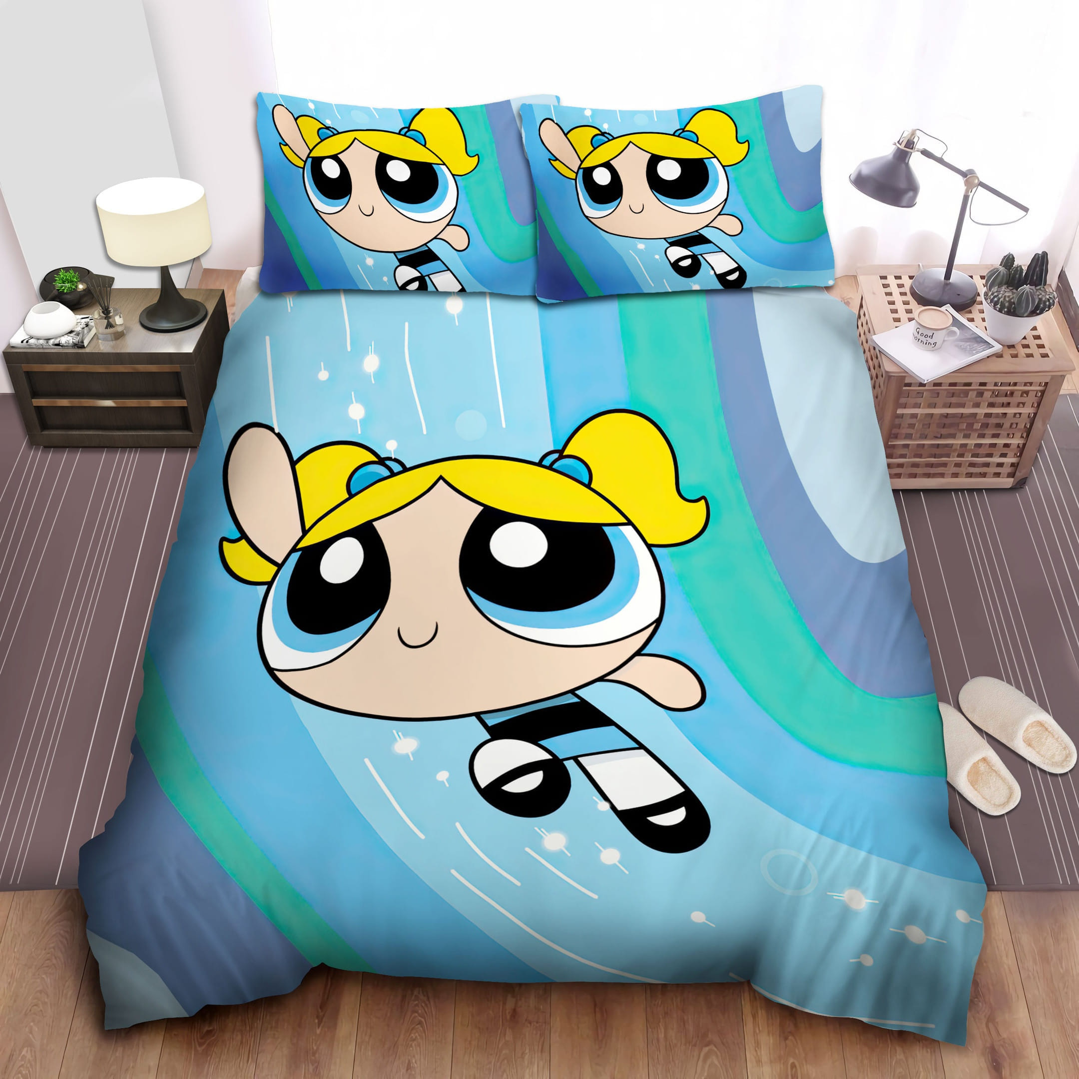 The Powerpuff Girls Bubbles Bedding Sets Duvet Cover Flatsheet Pillowcases Perfect Gift For Fans