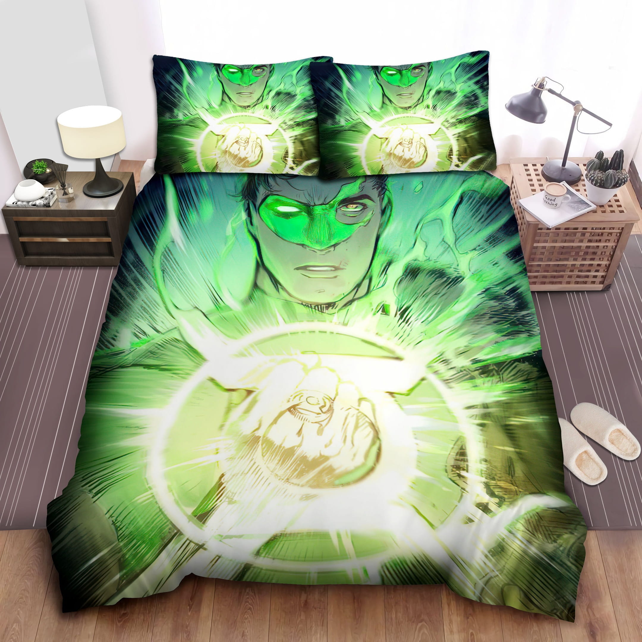 The Power Of Hal Jordan Bedding Sets Duvet Cover Flatsheet Pillowcase