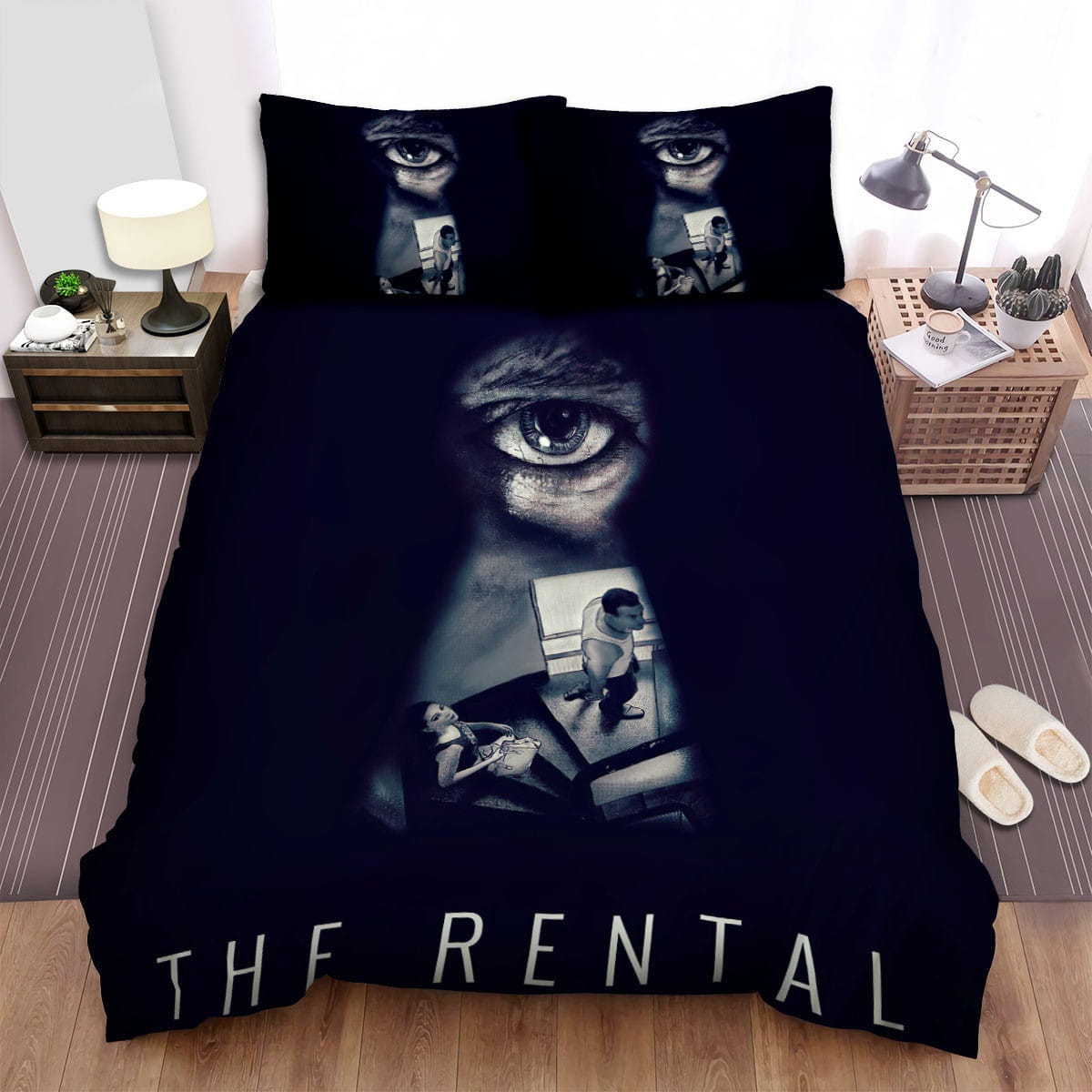 The Rental Eyes Bedding Sets Duvet Cover Flatsheet Gift For Wife Husband Besties