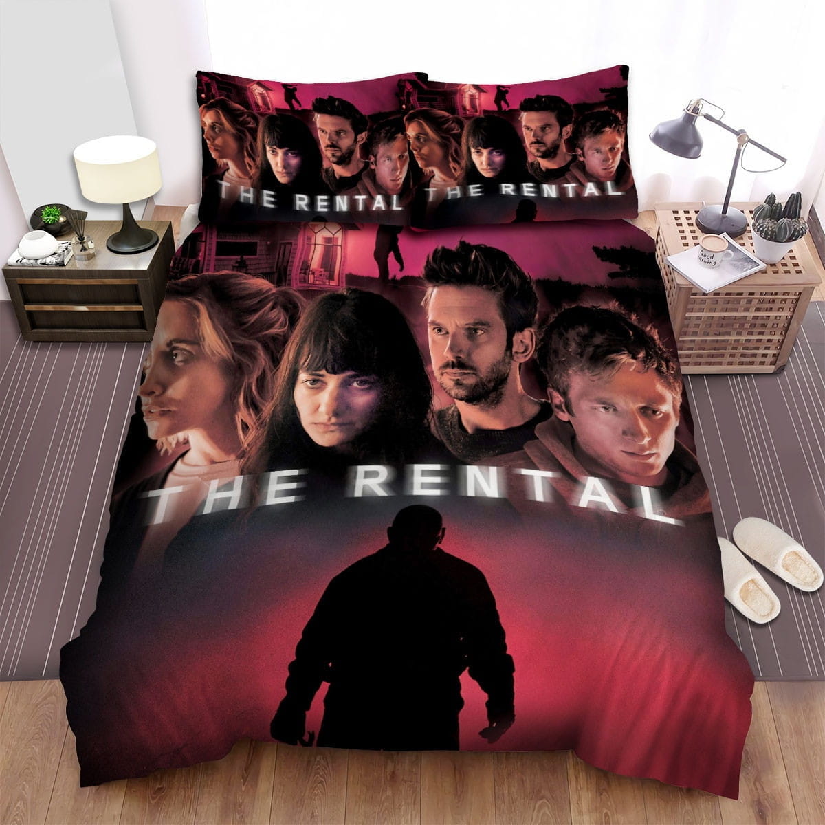 The Rental Amazon Original Decorative Bedding Sets with Duvet Cover Flatsheet Pillowcases