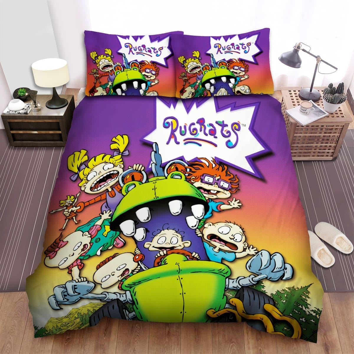 The Rugrats Movie Poster Bedding Sets Duvet Cover Flatsheet Pillowcase