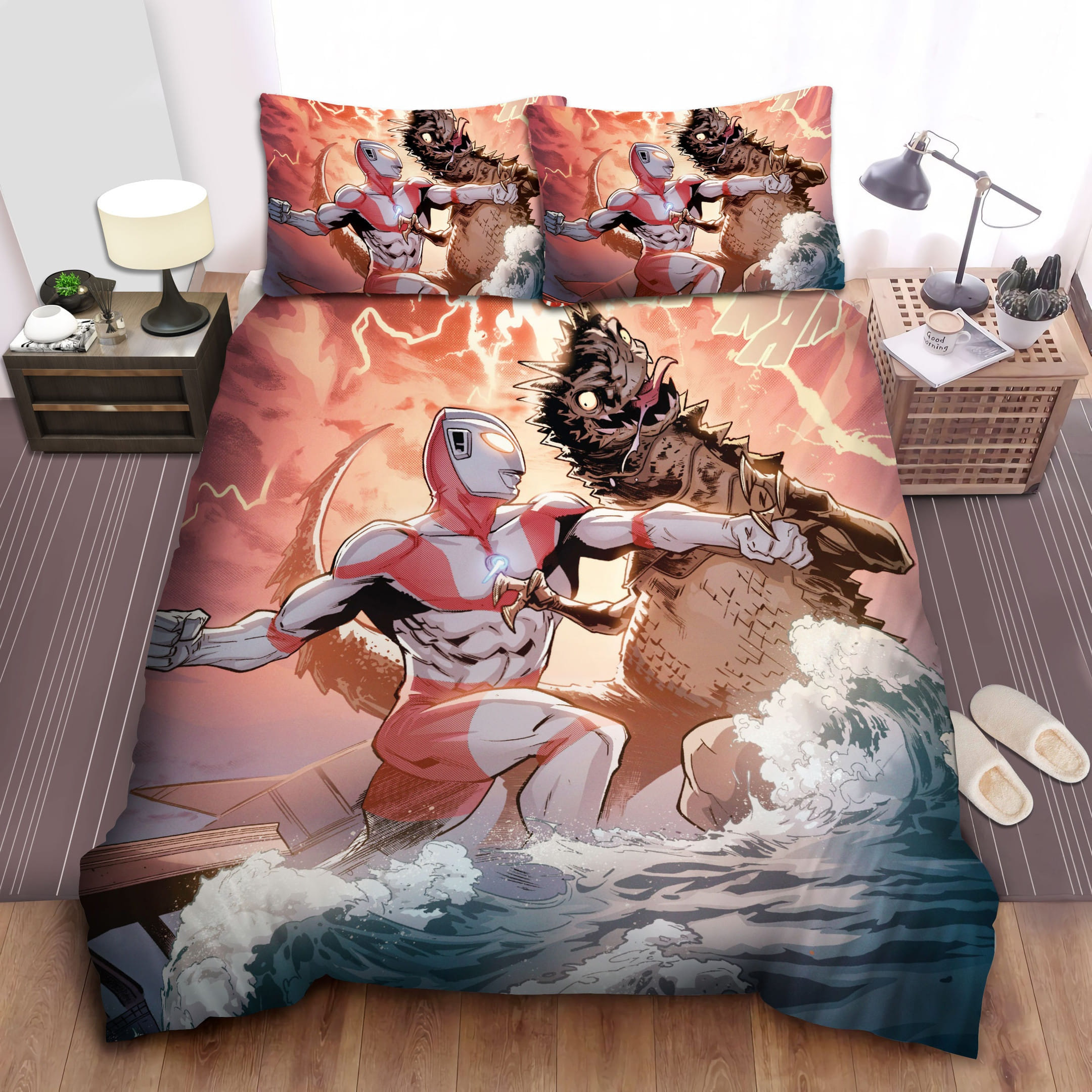 The Rise Of Ultraman Bedding Sets Duvet Cover Flatsheet Pillowcases For Every Bedroom