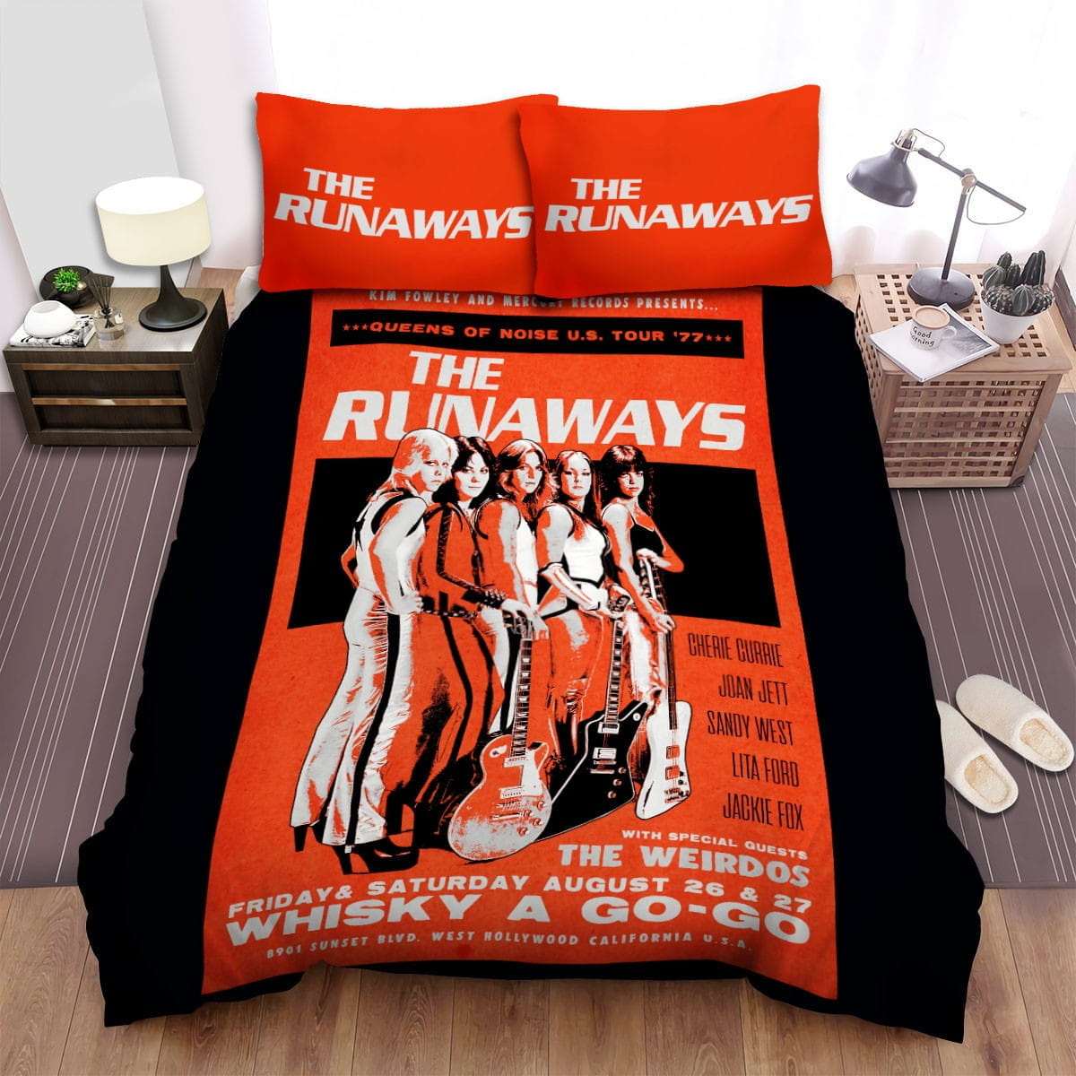 The Runaways Red Bedding Sets Duvet Cover Flatsheet Pillowcases For Every Bedroom