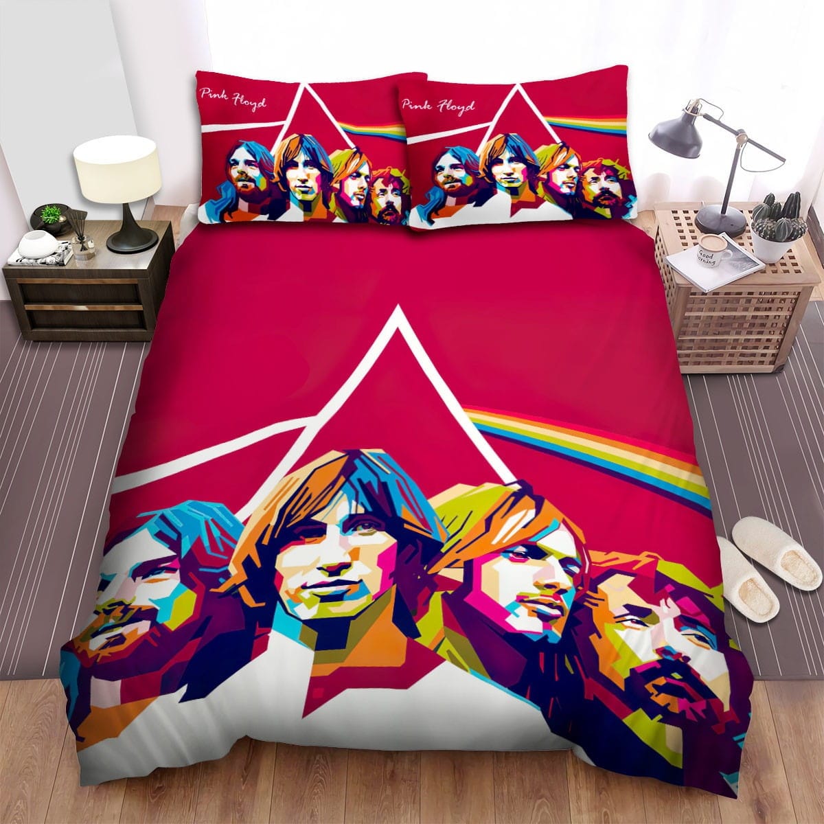 The Strokes Band Pink Hoyd Bedding Sets Duvet Cover Flatsheet Pillowcase