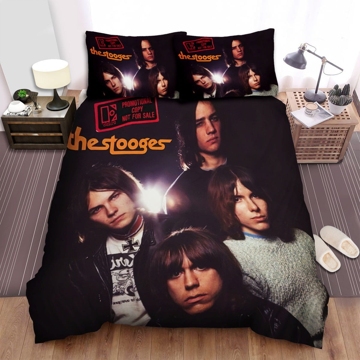 The Stooges Band Mystery Bedding Sets Duvet Cover Flatsheet Gift For Wife Husband Besties