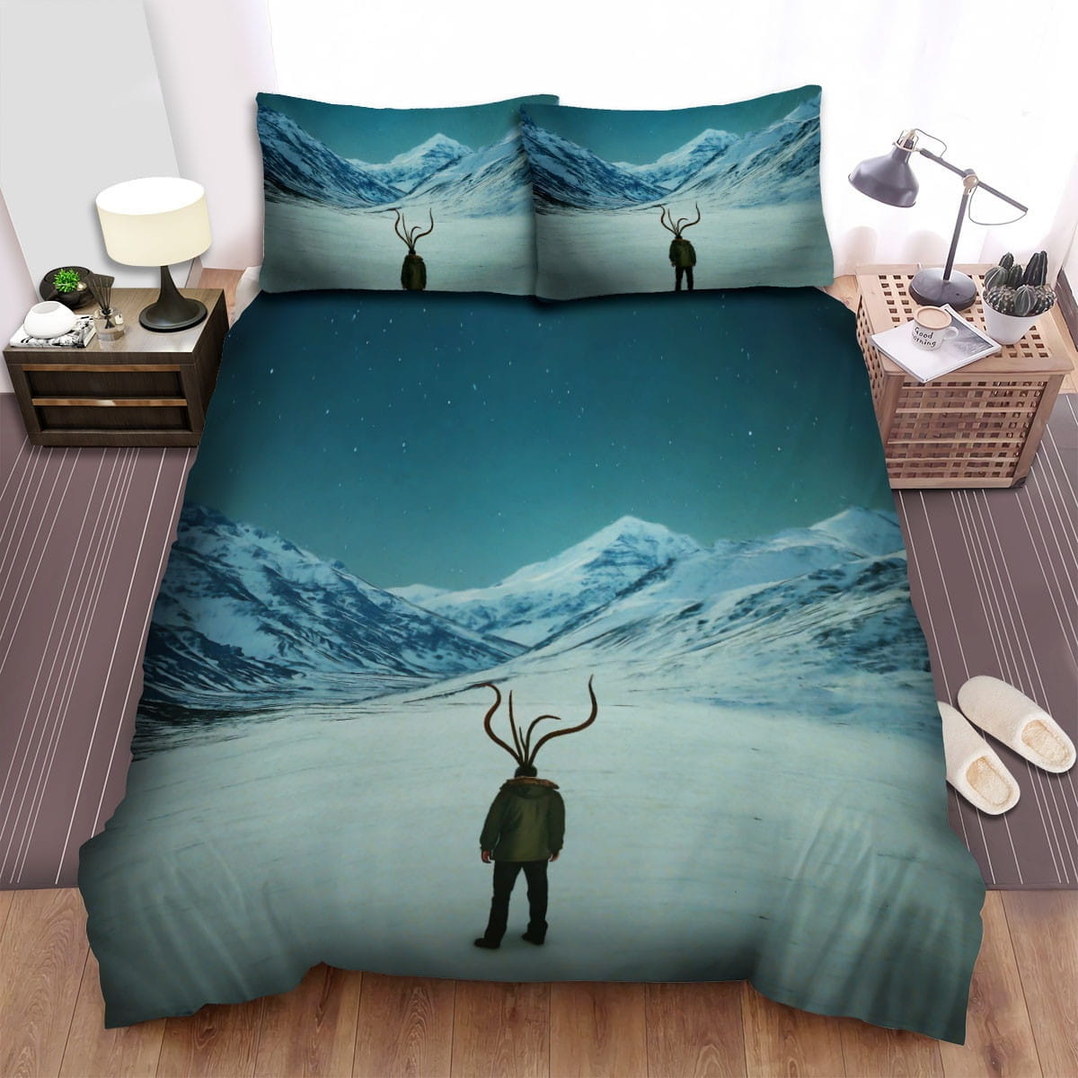 The Thing Night Sky Decorative Bedding Sets with Duvet Cover Flatsheet Pillowcases