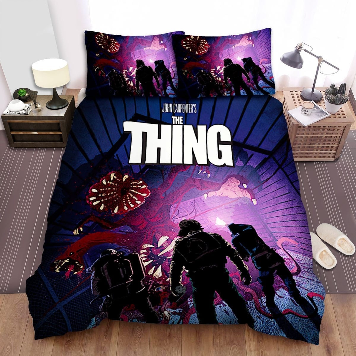 The Thing Jonh Carpenters Bedding Sets Duvet Cover Flatsheet Gift For Wife Husband Besties