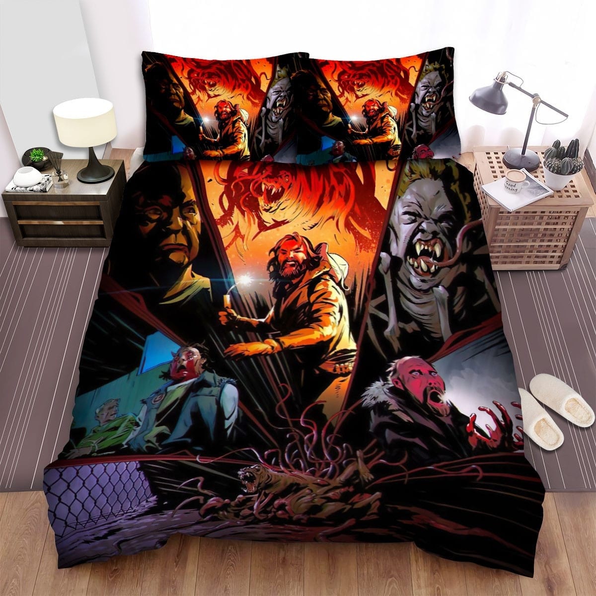 The Thing Monster Cave Bedding Set Duvet Cover Gift For Christmas Birthday Thanksgiving