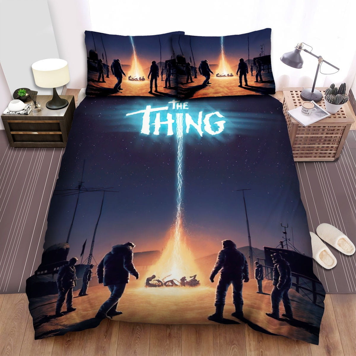 The Thing Lightning Bedding Sets Duvet Cover Flatsheet Gift For Wife Husband Besties