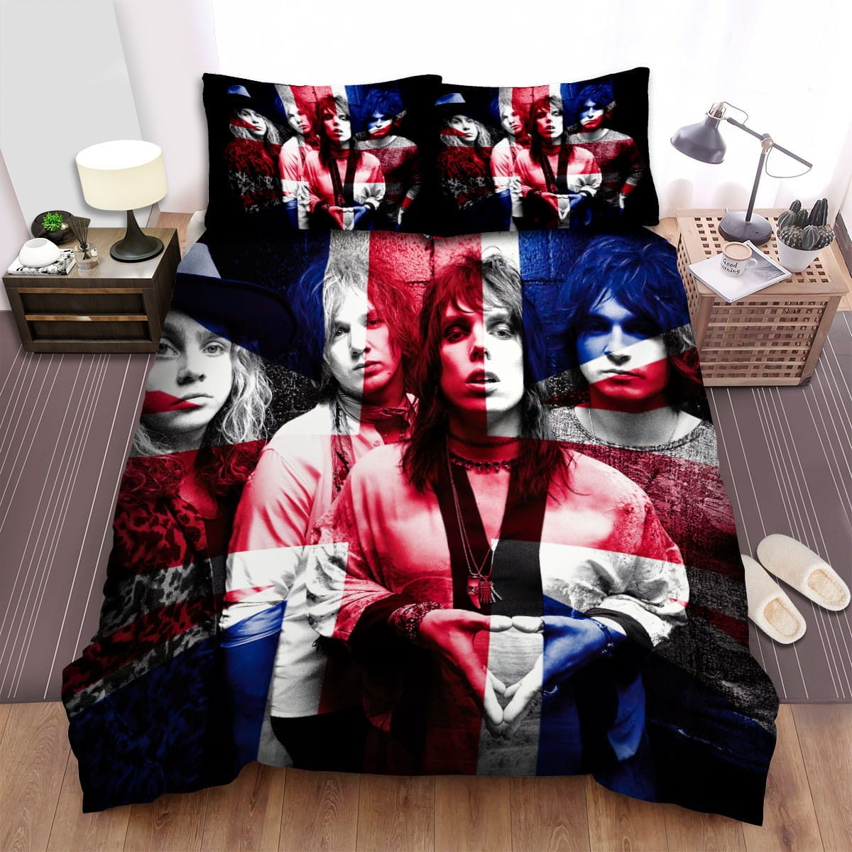 The Struts The Us Flag Bedding Sets Duvet Cover Flatsheet Gift For Wife Husband Besties