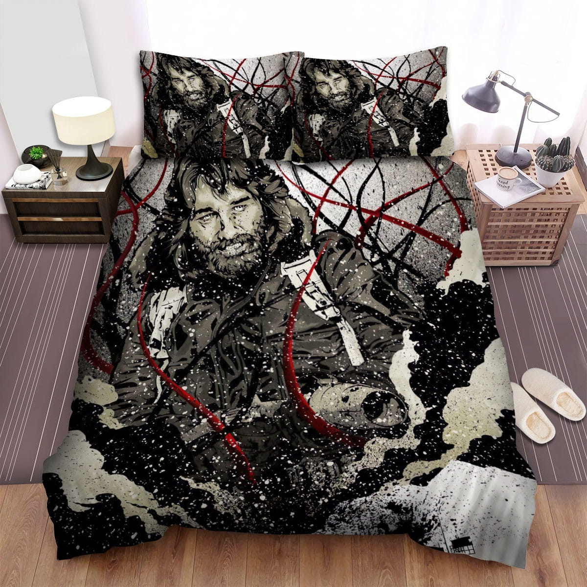 The Thing Jonh Carpenters Decorative Bedding Sets with Duvet Cover Flatsheet Pillowcases