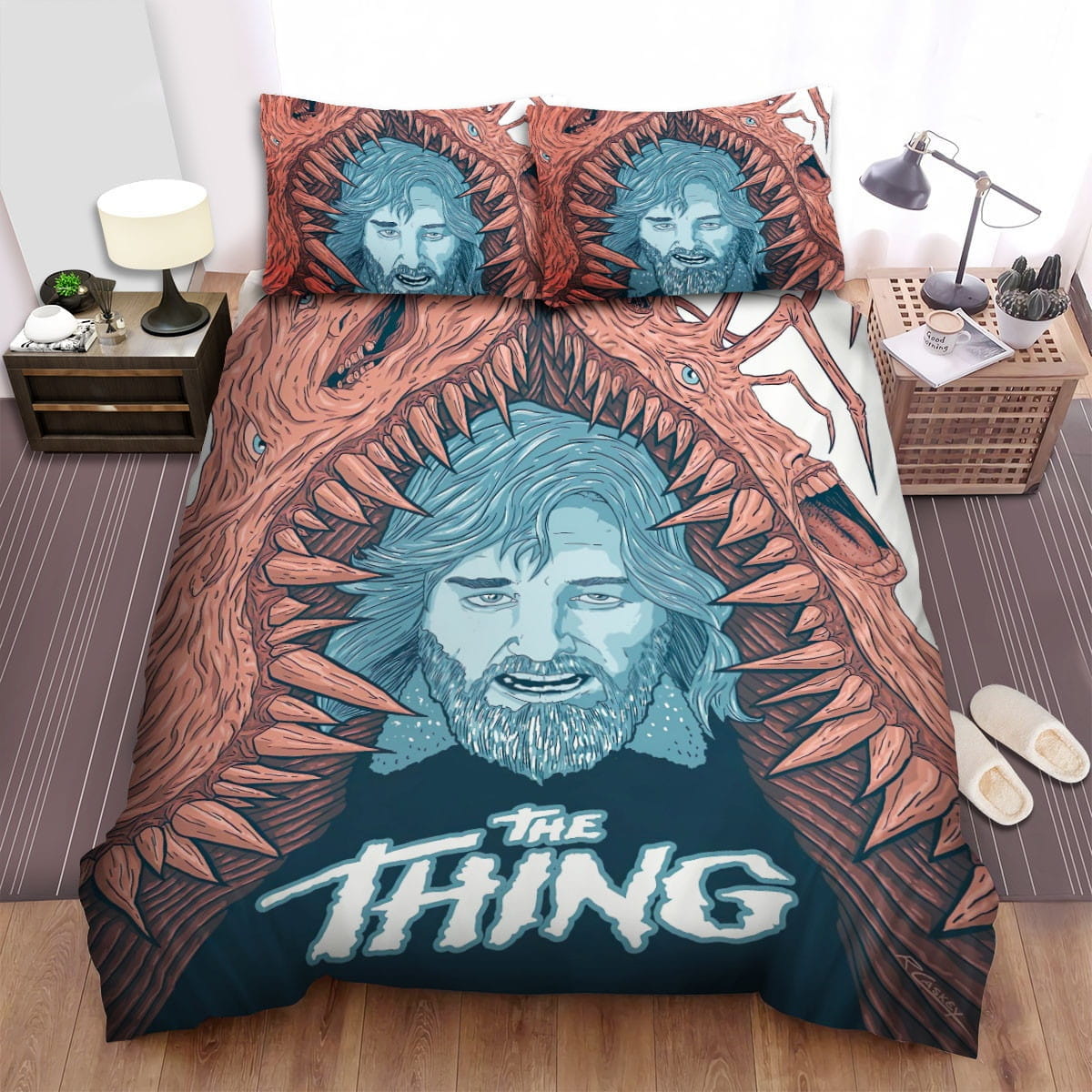 The Thing Monster Bedding Sets Duvet Cover Flatsheet Gift For Christmas Thanksgiving Halloween