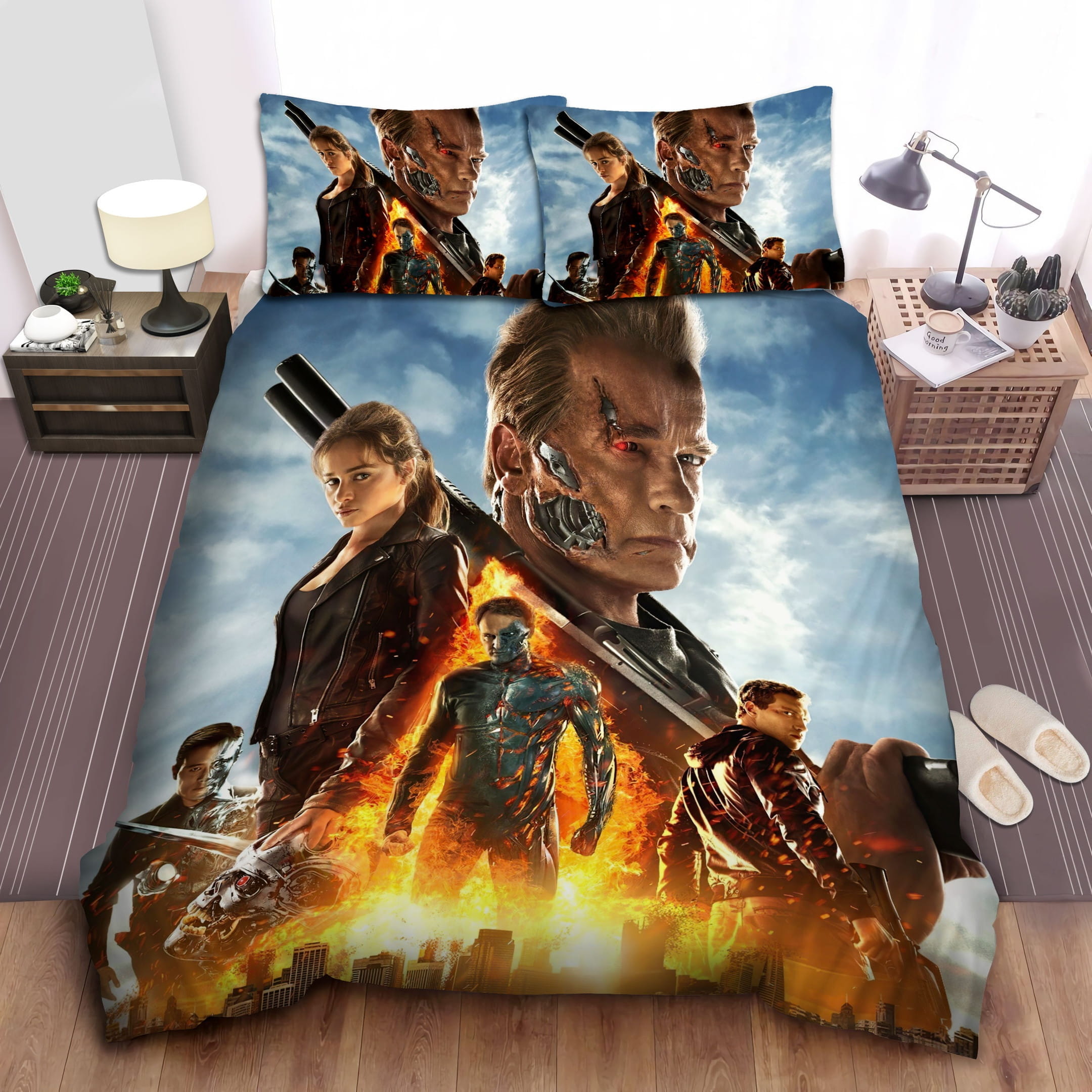 The Terminator Genisys Bedding Sets Duvet Cover Flatsheet Pillowcases For Every Bedroom