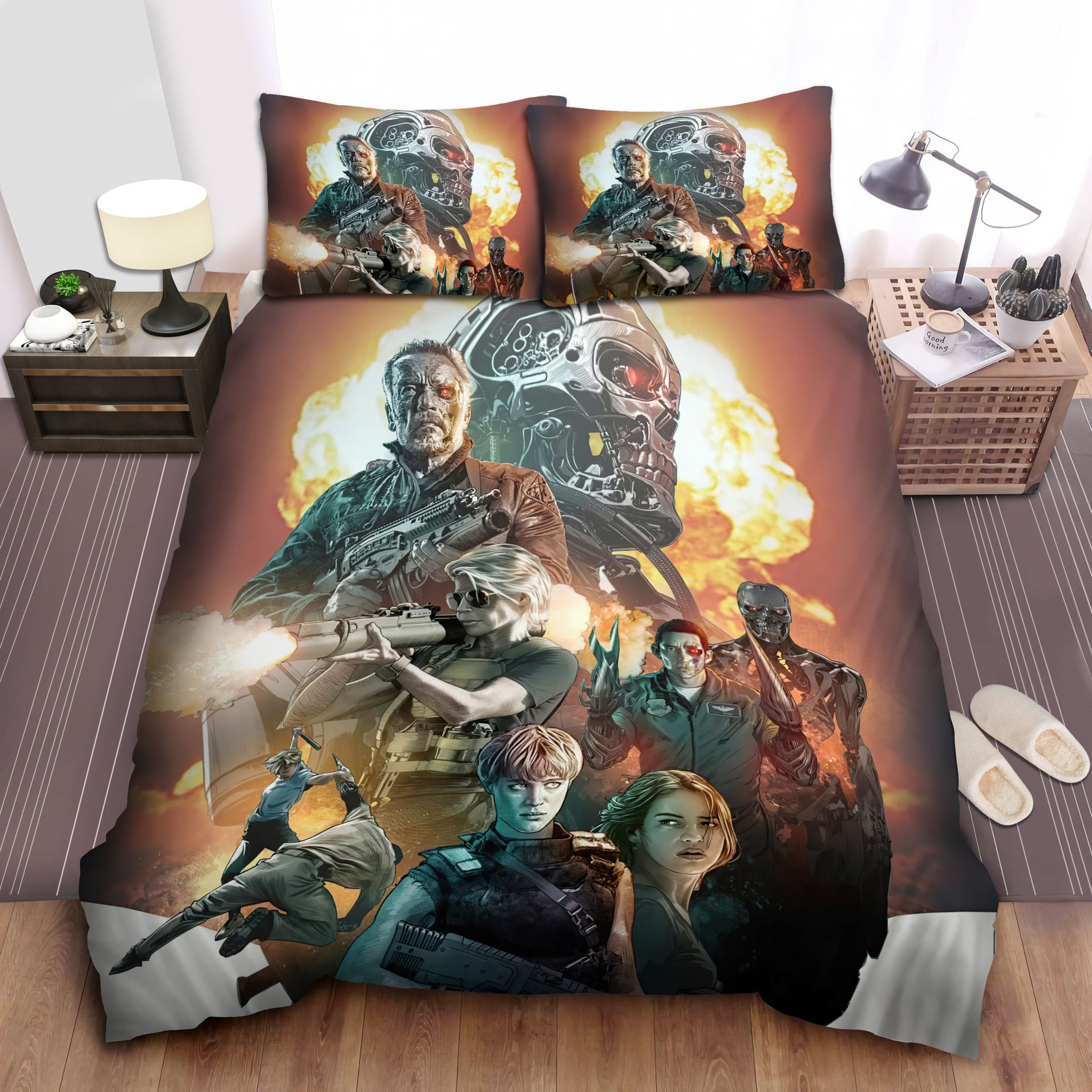 The Terminator Dark Fate Bedding Sets Duvet Cover Flatsheet Pillowcases Perfect Gift For Fans