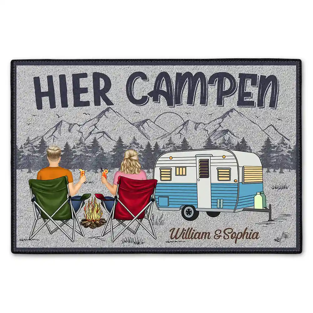 Hier Campen Doormat