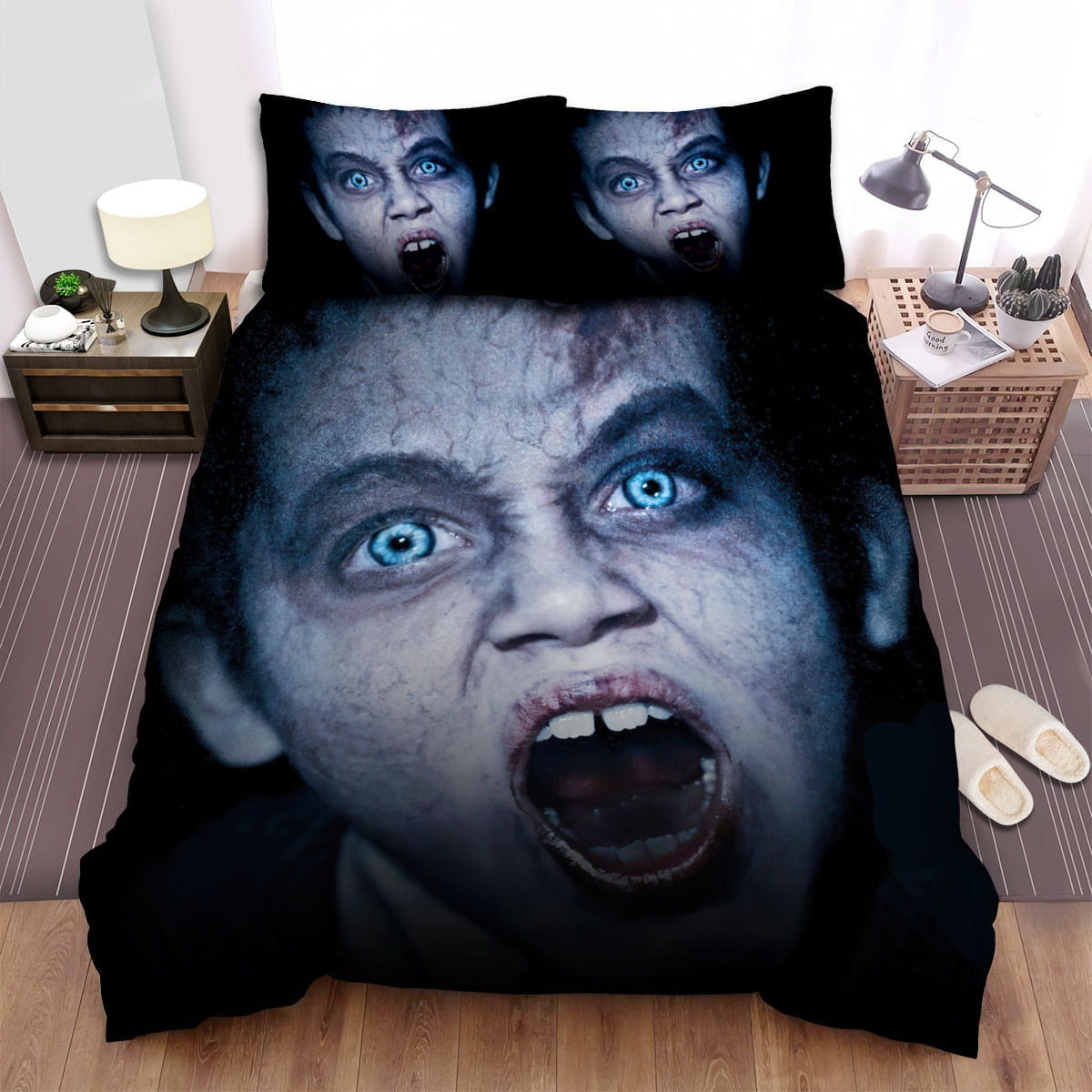 The Unborn Boy Decorative Bedding Sets with Duvet Cover Flatsheet Pillowcases