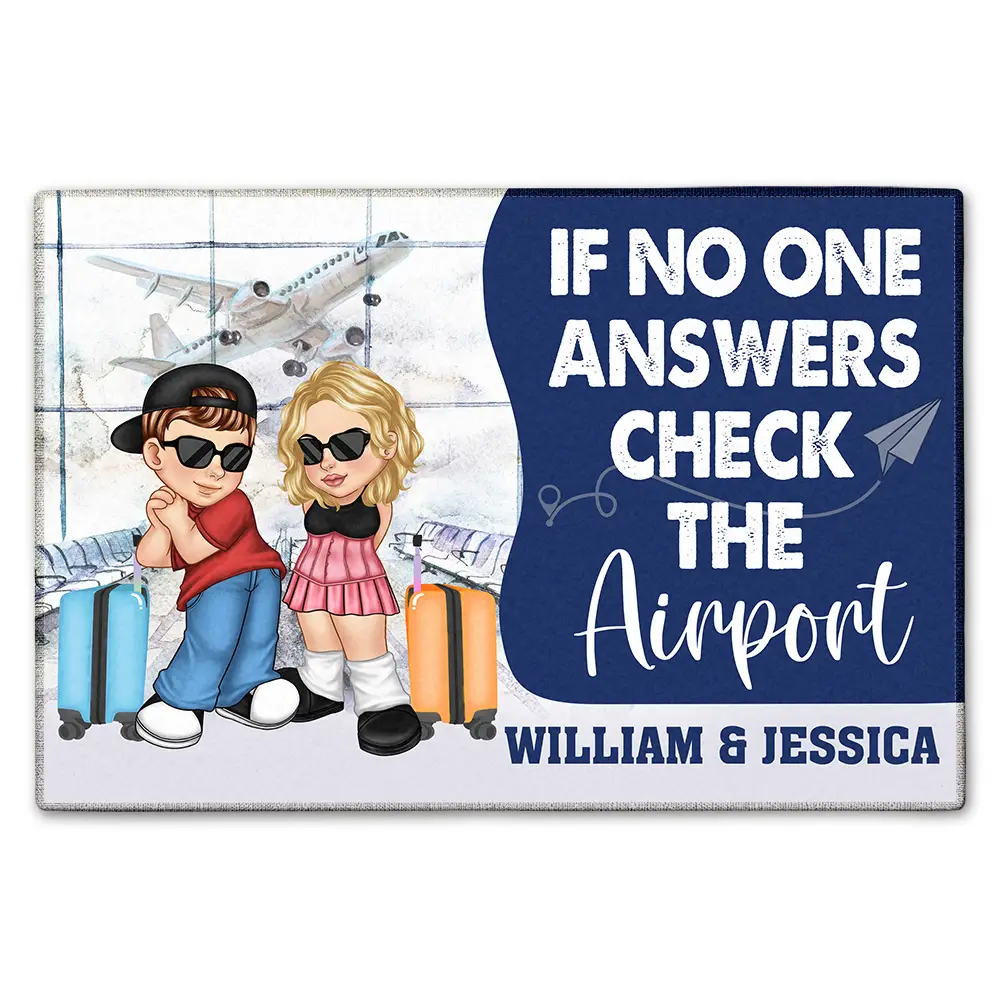 If No One Answers Check The Airport Doormat