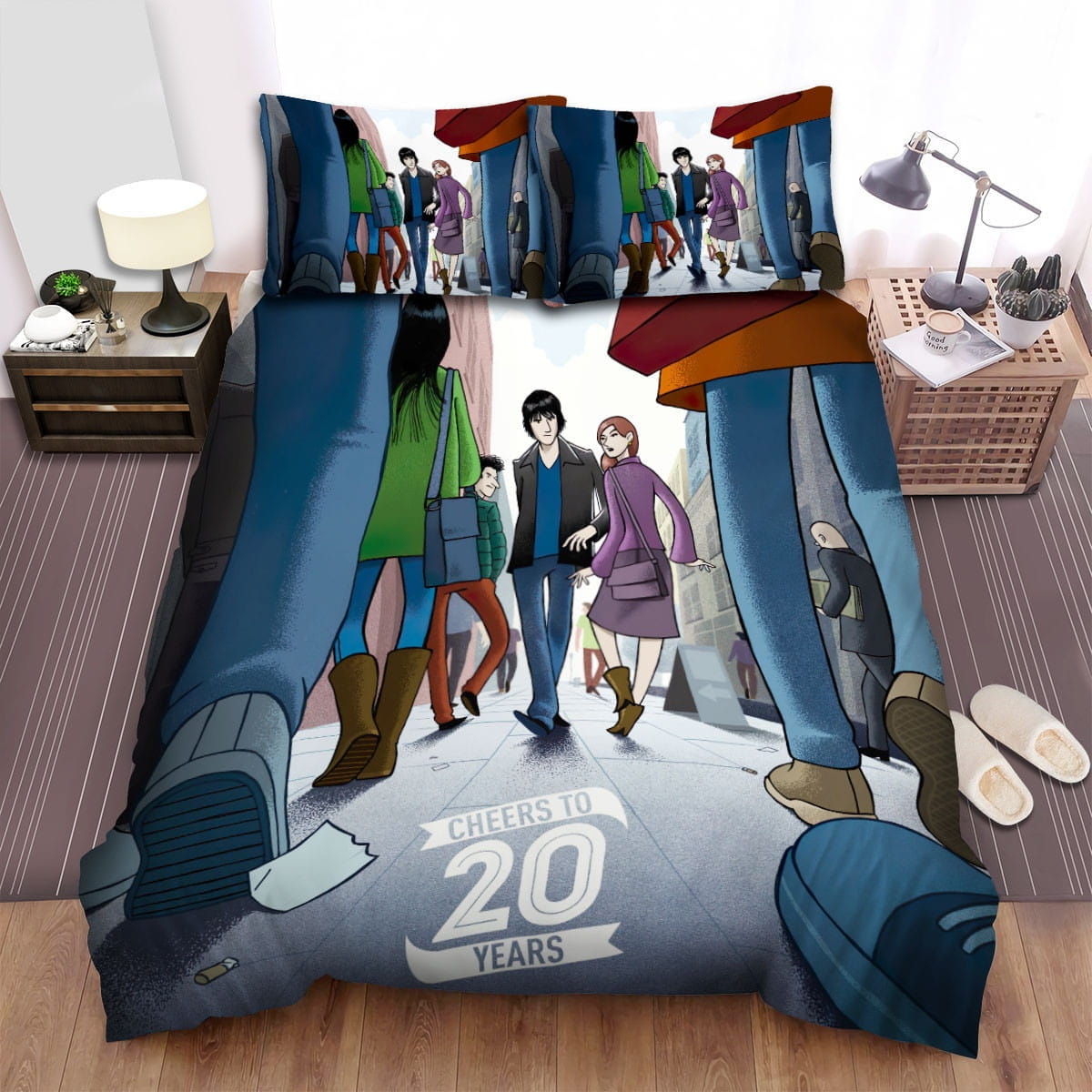 The Verve Cartoon Art Bedding Sets Duvet Cover Flatsheet Pillowcase