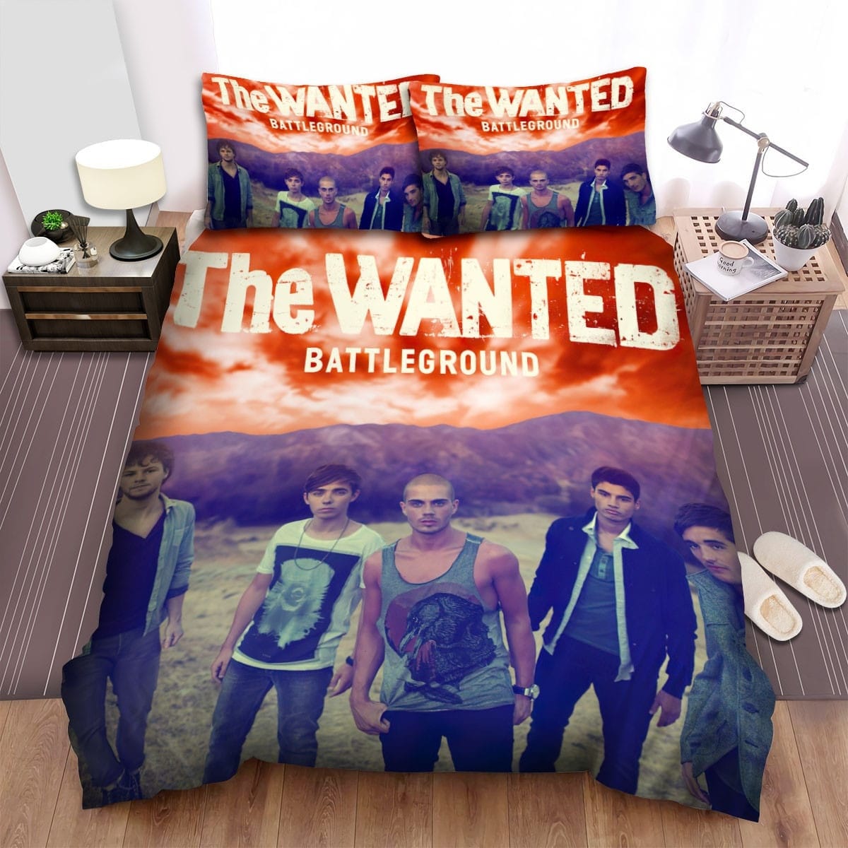The Wanted Battleground Bedding Sets Duvet Cover Flatsheet Pillowcases Perfect Gift For Fans