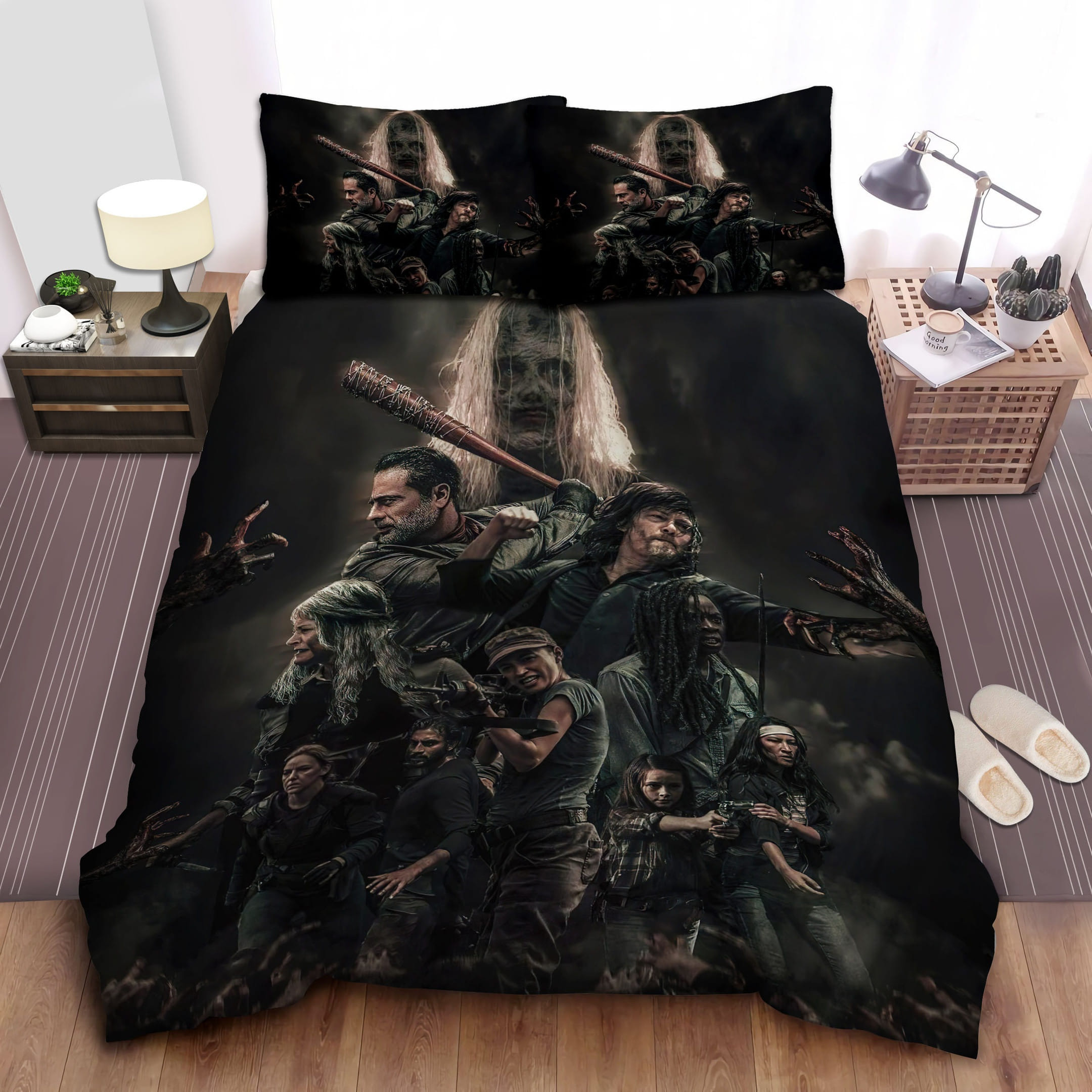 The Walking Dead Bedding Set Duvet Cover Gift For Christmas Birthday Thanksgiving