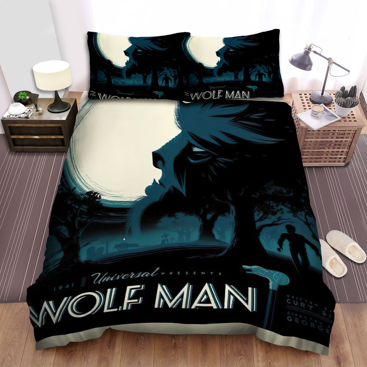 The Wolfman Art Bedding Sets Duvet Cover Flatsheet Pillowcase